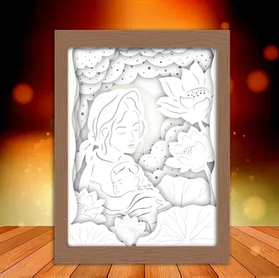 Đèn Lồng "Mẹ Ôm Con" Nhân Dịp Ngày Của Mẹ