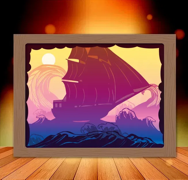 Hộp đèn Across The Sea - Image 1