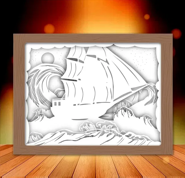 Hộp đèn Across The Sea - Image 2