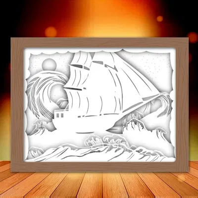 Hộp đèn Across The Sea