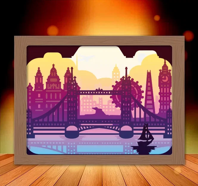 Mô hình đèn thành phố London - Image 1