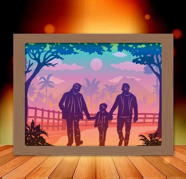Đèn Lồng "Ông Già Và Con Trai" - Image 1