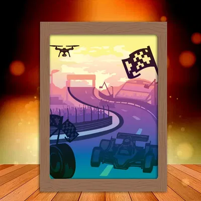 Đèn Hộp F1 Đua Xe