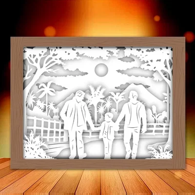 Đèn Lồng "Ông Già Và Con Trai"