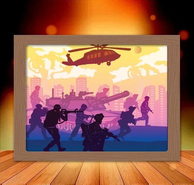 Hộp đèn Quân đội Hoa Kỳ (U.S. Army) - Image 1