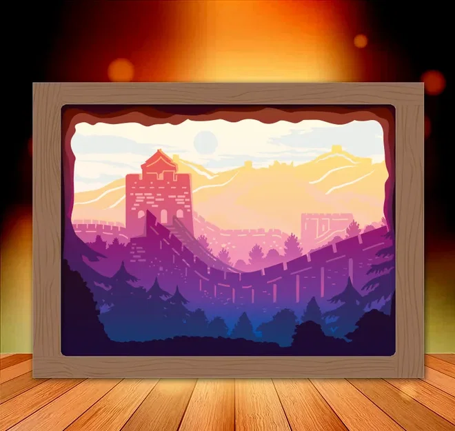 Great Wall of China lightbox - Image 1
