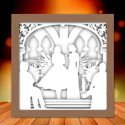 Hộp Đèn Cưới Mrs and Mrs 4