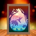 Mô hình Hộp đèn Chim ruồi (Hummingbirds lightbox) - Thumbnail 1