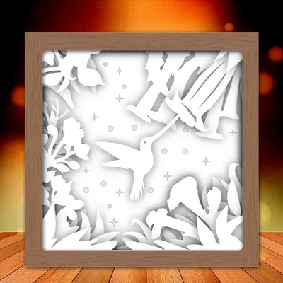 Khung đèn Hummingbirds v2