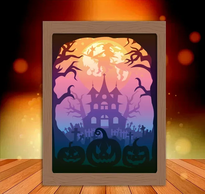 Mô hình Halloween Lightbox 12 - Image 1