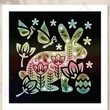 Hộp Đèn Phục Sinh Hình Thỏ 2