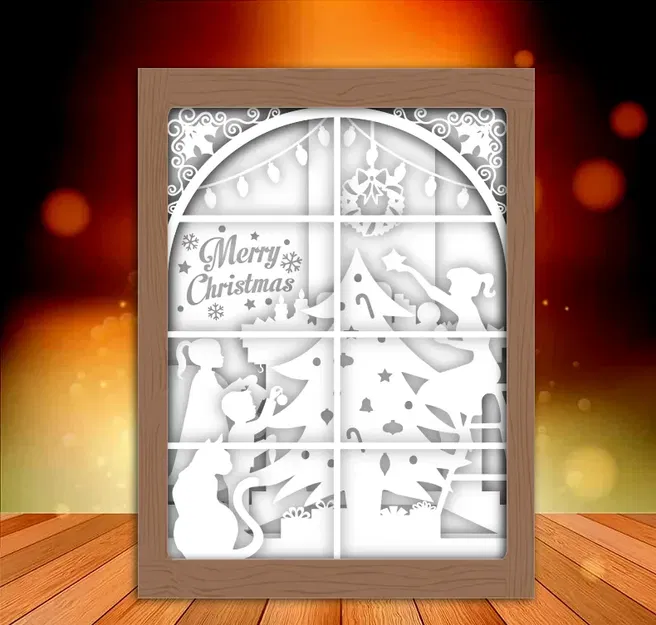 Đèn Giáng Sinh Joyeux Noël Merry Christmas - Image 2