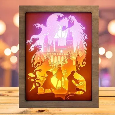 Mô hình đèn Harry Potter và Bảo bối Tử thần 2