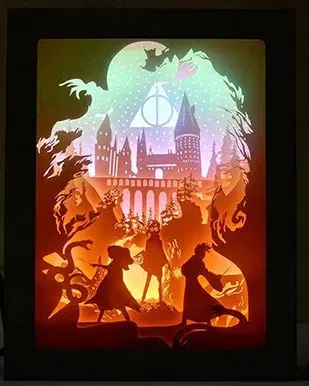 Mô hình đèn Harry Potter và Bảo bối Tử thần 2 - Image 2