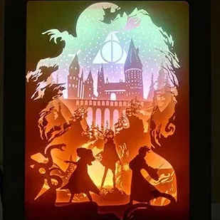Mô hình đèn Harry Potter và Bảo bối Tử thần 2
