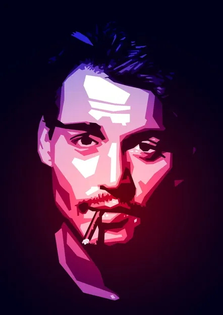 Hộp đèn Johnny Depp - Image 1