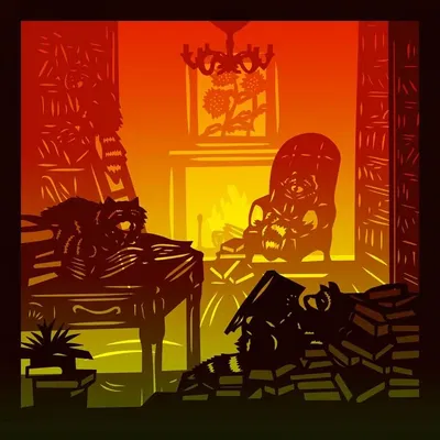 Hộp đèn Gấu Trúc Pom Poko