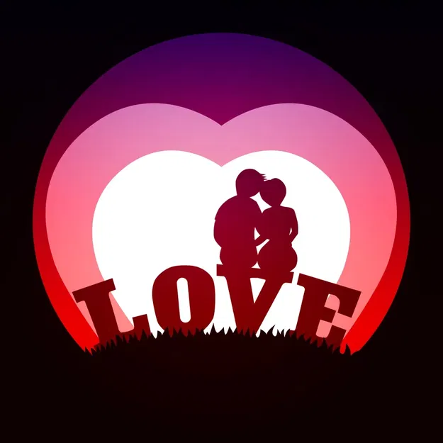 14th February Valentine's Day lightbox - Image 1