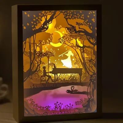 Mô hình Đèn Hộp Piano Đang Chơi