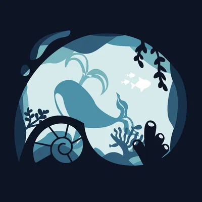 Hộp đèn vỏ sò đại dương