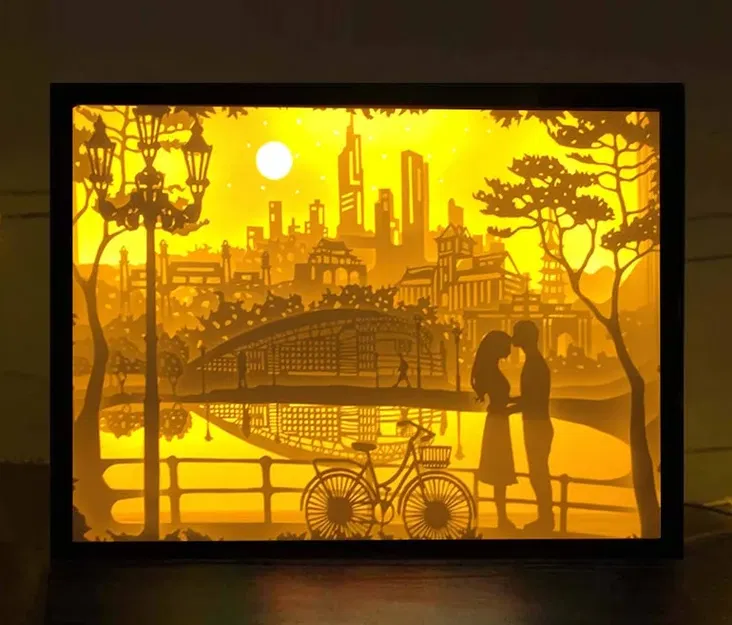 Valentine Trong Hộp Đèn Hồ - Image 1