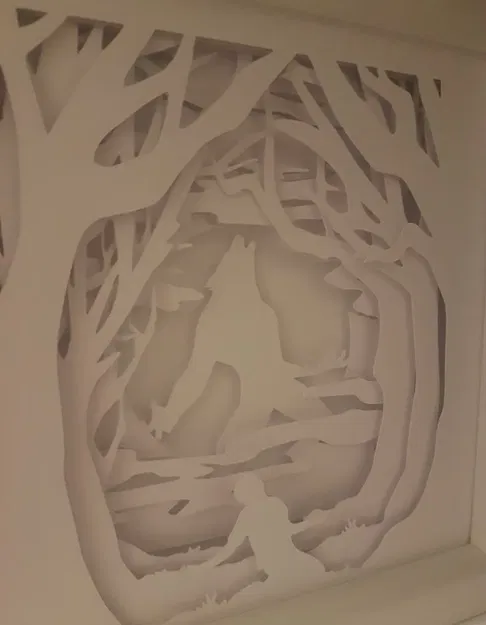 Hộp đèn Thần Sói Halloween - Image 2