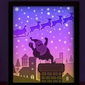 Hộp đèn Santa Claus Tặng Quà V4 - Thumbnail 1