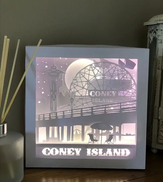 Kệ đèn Coney Island phiên bản 3D - Image 1
