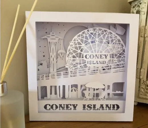 Kệ đèn Coney Island phiên bản 3D - Image 2