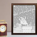 Hộp đèn Santa Claus Tặng Quà V4 - Thumbnail 3