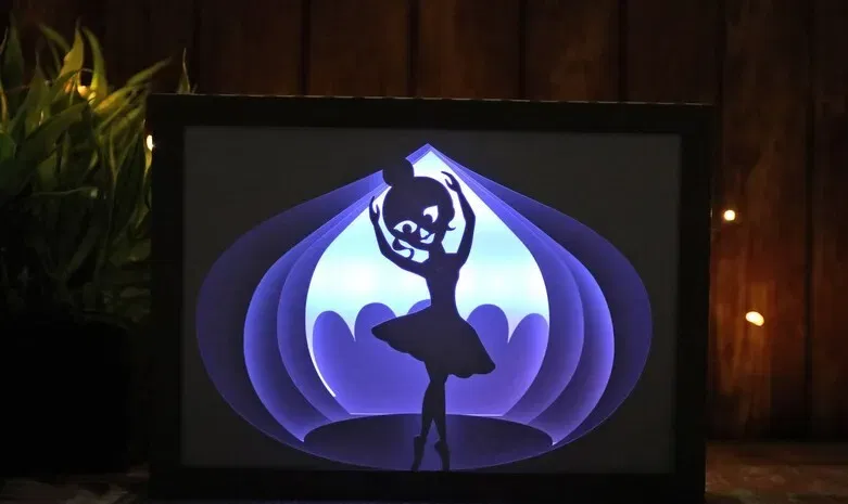 Hộp đèn múa ba lê dễ thương - Image 1