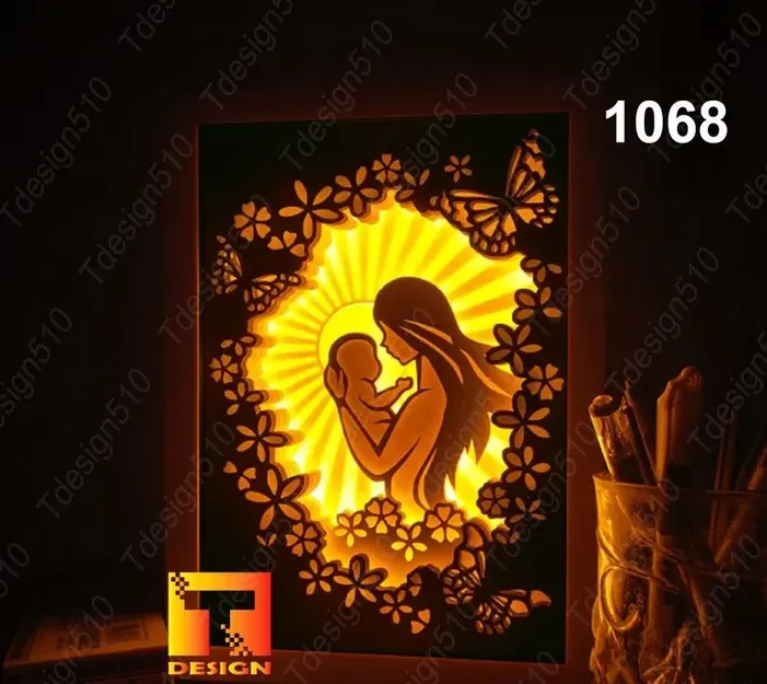 Đèn Lightbox Tình Mẹ - Image 2