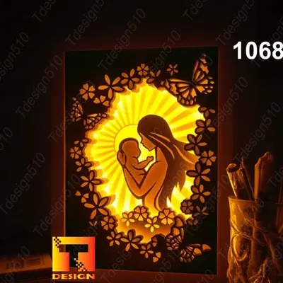 Đèn Lightbox Tình Mẹ