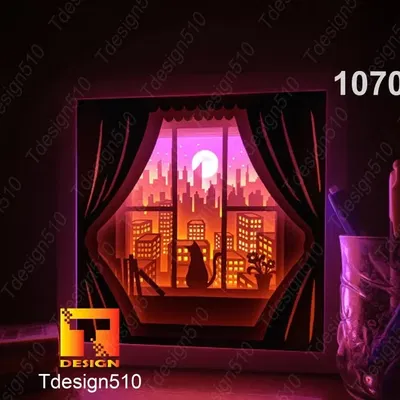 Mô hình Cat Windows in the City