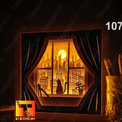 Mô hình Cat Windows in the City