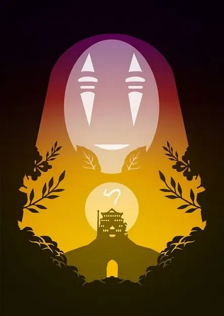 Hộp đèn Kaonashi - Image 1