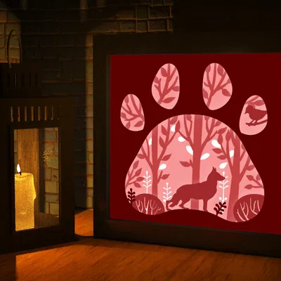 Hộp Đèn Sói Rừng