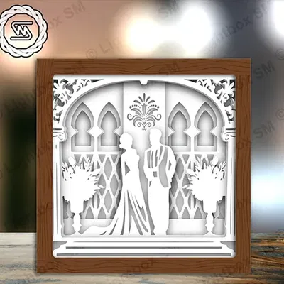 Hộp Đèn "Wedding LightBox" Độc Đáo