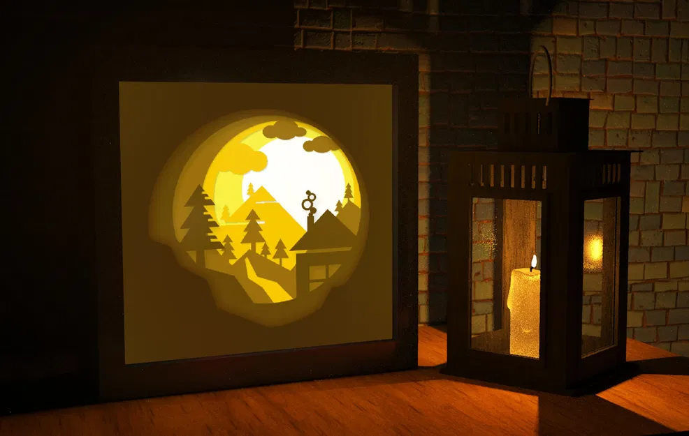 Hộp Đèn Hoàng Hôn Tuyệt Đẹp - Image 1