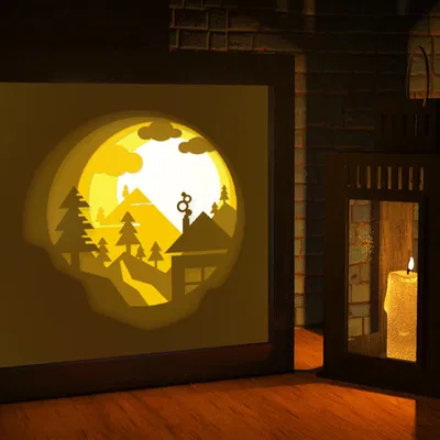 Hộp Đèn Hoàng Hôn Tuyệt Đẹp