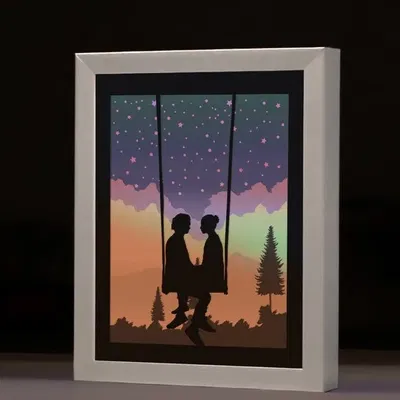 Hộp đèn đôi dưới trời sao