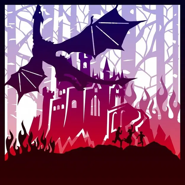 Đèn Hộp Rồng Vàng Villentretenmerth - The Witcher - Image 1