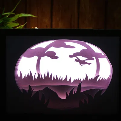 Hộp Đèn Bình Minh Rực Rỡ