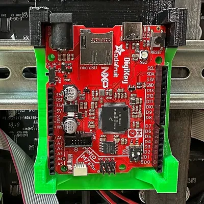 Đế Gắn Arduino Uno Lên Thanh Ray DIN