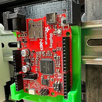 Đế Gắn Arduino Uno Lên Thanh Ray DIN