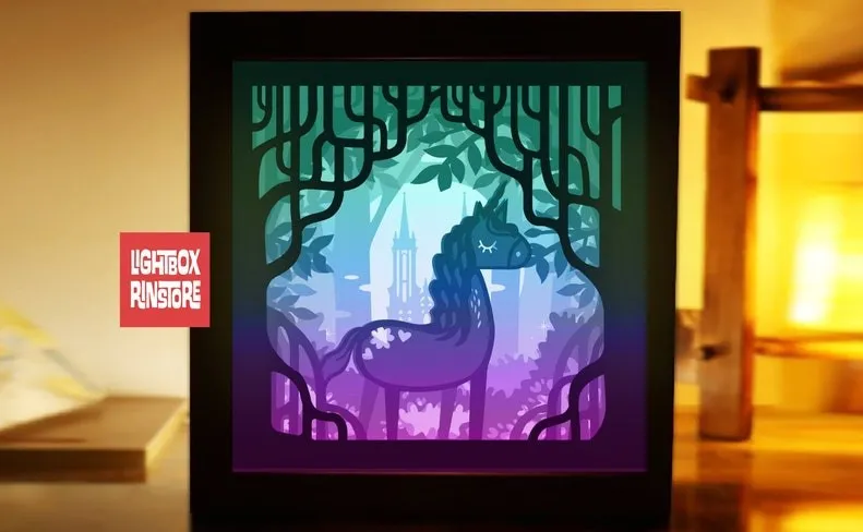 Hộp Đèn Unicorn Tiên Tích - Image 2