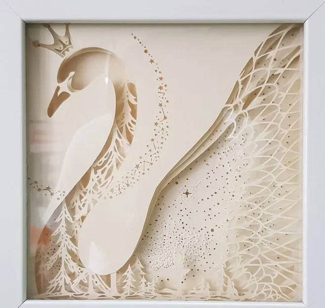Mô hình Swan Lightbox - Image 2