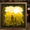 Hộp đèn "Câu cá cùng ba" - Thumbnail 2