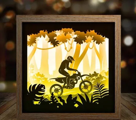 bike racing lightbox - Image 1