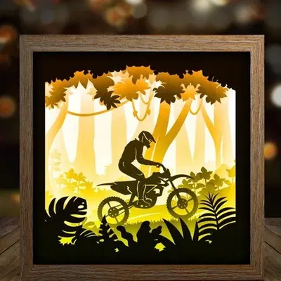 bike racing lightbox